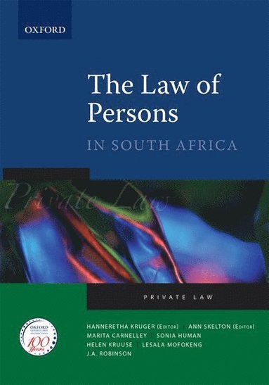 bokomslag The Law of Persons in South Africa