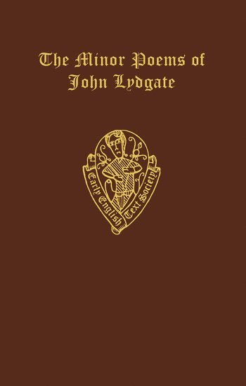 The minor poems of John Lydgate 1