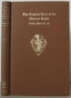 bokomslag The English Text of the Ancrene Riwle, British Museum MS. Cotton Nero A. xiv