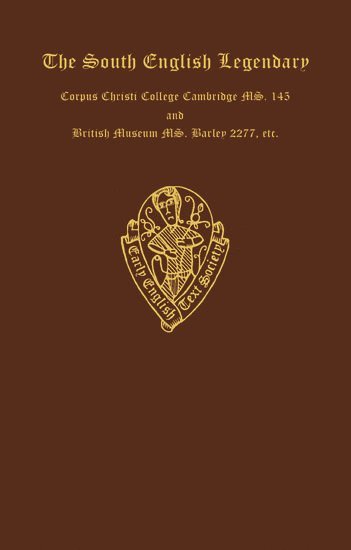 bokomslag The South English Legendary                        Corpus Christi College Cambri