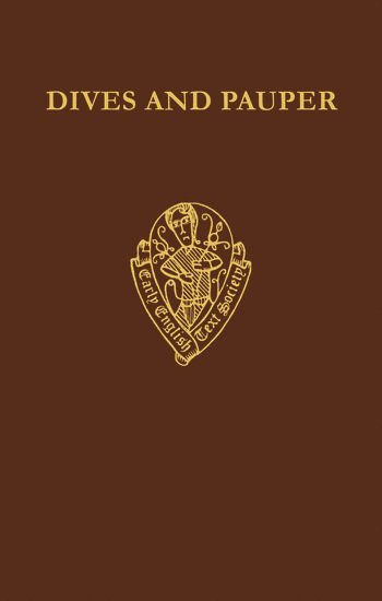 bokomslag Dives and Pauper Text vol I Part II