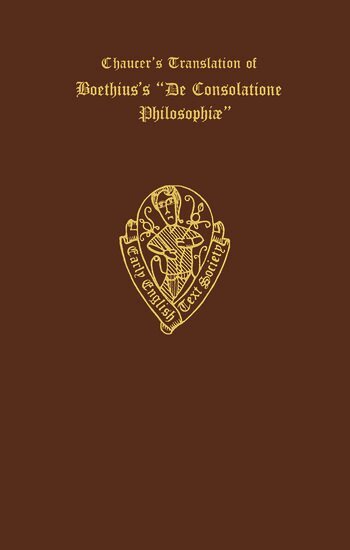 R. Morris - Chaucer's Translation of Boethius's `De Consolatione Philosophiae', Inbunden