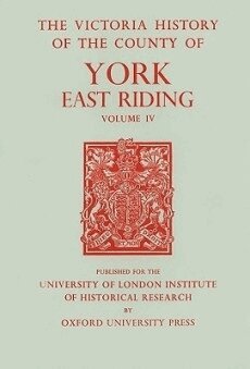 K.J. Allison - A History of the County of York East Riding, Inbunden