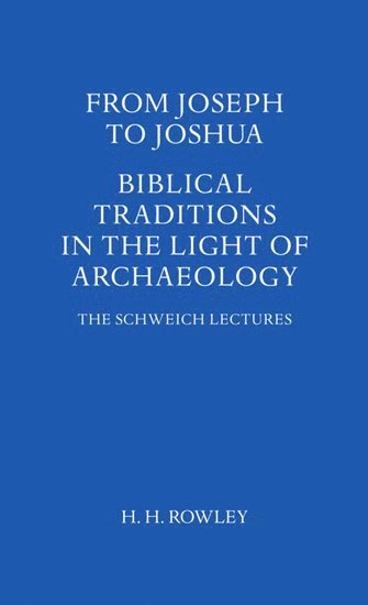 From Joseph to Joshua 1