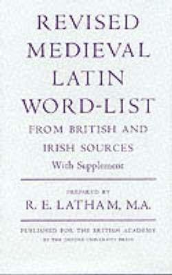 Revised Medieval Latin Word List from British and Irish Sources