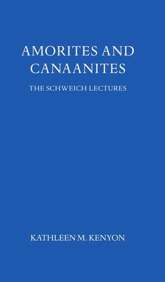 bokomslag Amorites and Canaanites