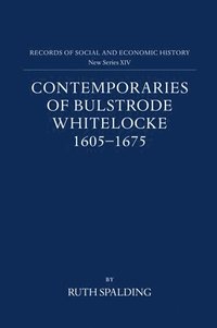 bokomslag Contemporaries of Bulstrode Whitelocke, 1605-1675