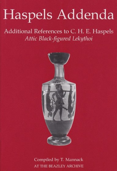 T. Mannack - Haspels Addenda, Inbunden