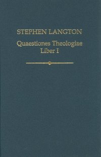 bokomslag Stephen Langton, Quaestiones Theologiae