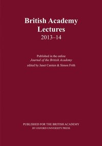 bokomslag British Academy Lectures 2013-14
