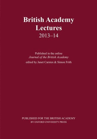 British Academy Lectures 2013-14 1
