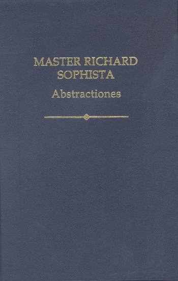 bokomslag Master Richard Sophista: Abstractiones