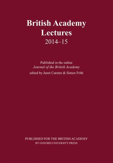 British Academy Lectures 2014-15 1