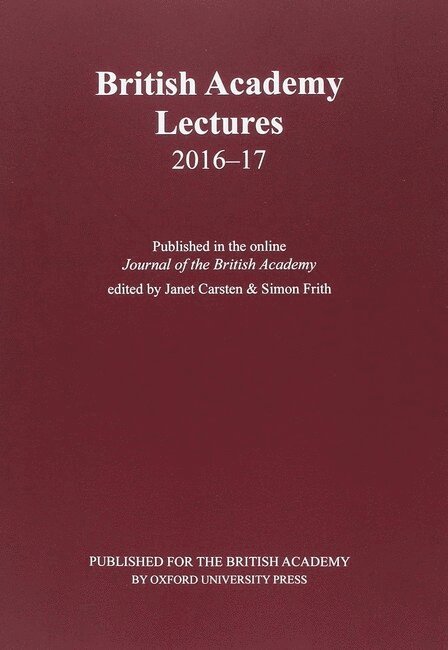 British Academy Lectures, 2016-17 1