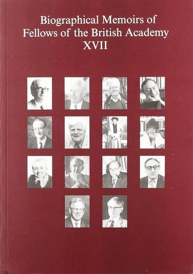 Ron Johnston FBA - Biographical Memoirs of Fellows of the British Academy, XVII, Häftad