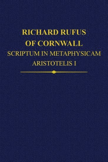 bokomslag Richard Rufus of Cornwall
