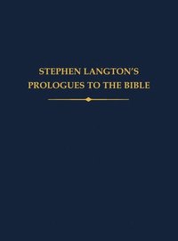 bokomslag Stephen Langton's Prologues to the Bible