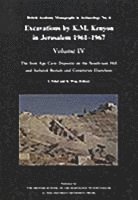 bokomslag Excavations by K.M.Kenyon in Jerusalem, 1961-67: v.4 The Iron Age Cave Deposits on the South-east Hill and Isolated Burials and Cemeteries Elsewhere