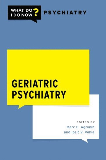 Geriatric Psychiatry 1