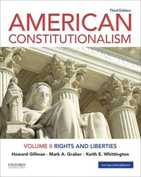 bokomslag American Constitutionalism