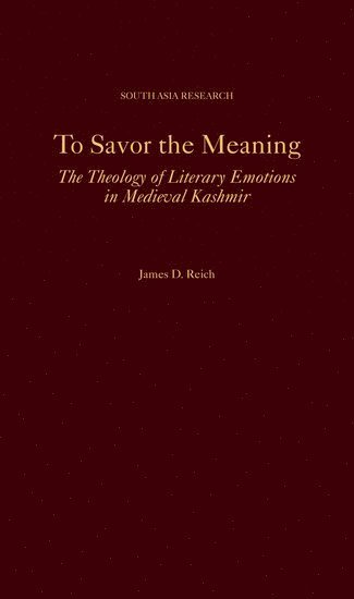 bokomslag To Savor the Meaning