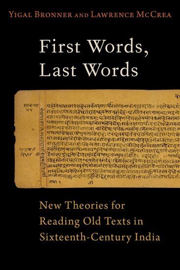 Yigal Bronner, Lawrence McCrea - First Words, Last Words, Inbunden