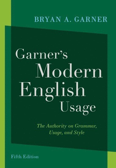 Garner's Modern English Usage 1