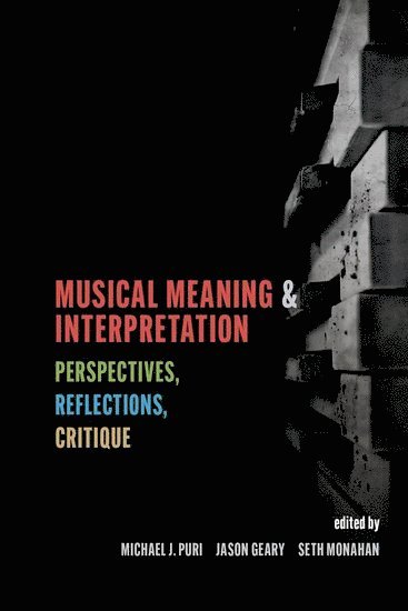 bokomslag Musical Meaning and Interpretation