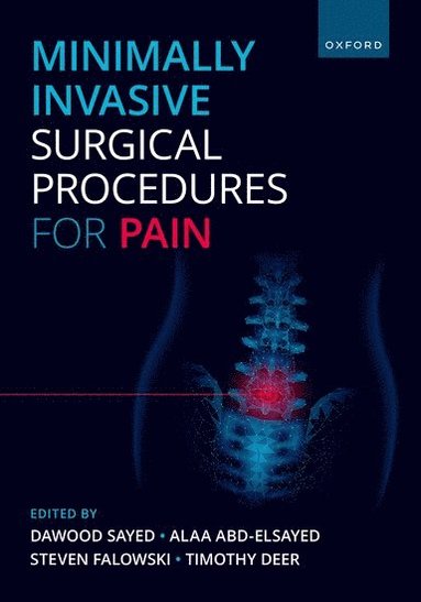 bokomslag Minimally Invasive Surgical Procedures for Pain