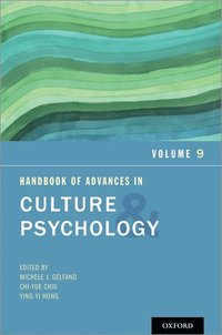 bokomslag Handbook of Advances in Culture and Psychology