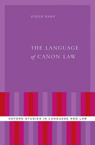 bokomslag The Language of Canon Law