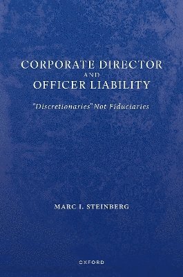 Corporate Director and Officer Liability 1