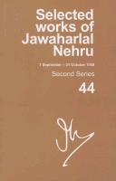 bokomslag Selected Works of Jawaharlal Nehru (1 September-31 october 1958)