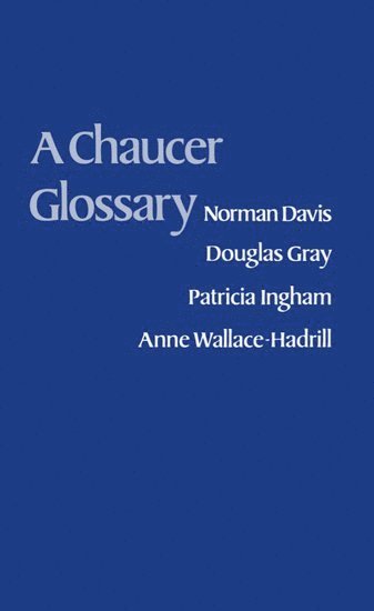 A Chaucer Glossary 1