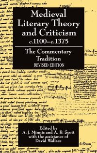 bokomslag Medieval Literary Theory and Criticism c.1100-c.1375