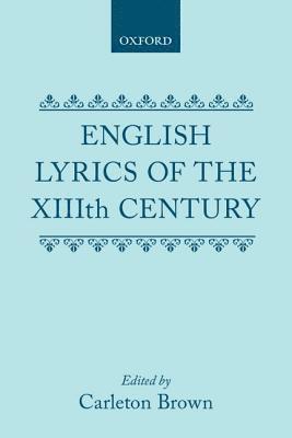 BROWN - ENGLISH LYRICS 13TH CENTURY C, Inbunden