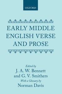 bokomslag EARLY MID ENG VERSE & PROSE 2E C