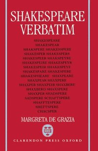 bokomslag Shakespeare Verbatim