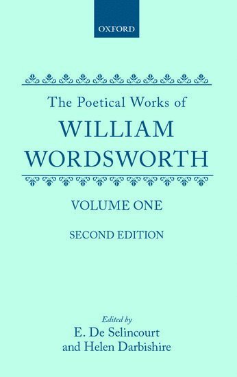 William Wordsworth, Ernest de Selincourt, Helen Darbishire - The Poetical Works of William Wordsworth, Inbunden