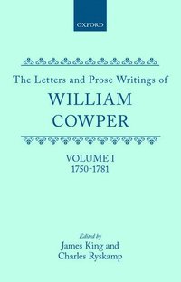 bokomslag The Letters and Prose Writings of William Cowper