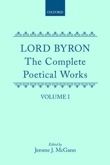 The Complete Poetical Works: Volume 1 1
