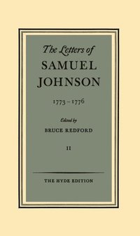 bokomslag The Letters of Samuel Johnson: Volume II: 1773-1776