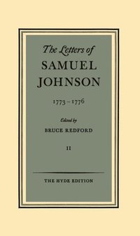 bokomslag The Letters of Samuel Johnson: Volume II: 1773-1776