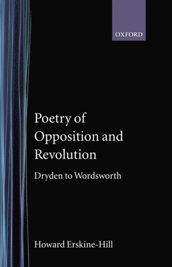 bokomslag Poetry of Opposition and Revolution