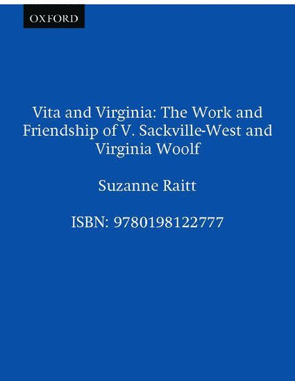 Raitt, Suzanne Raitt - Vita and Virginia, Häftad