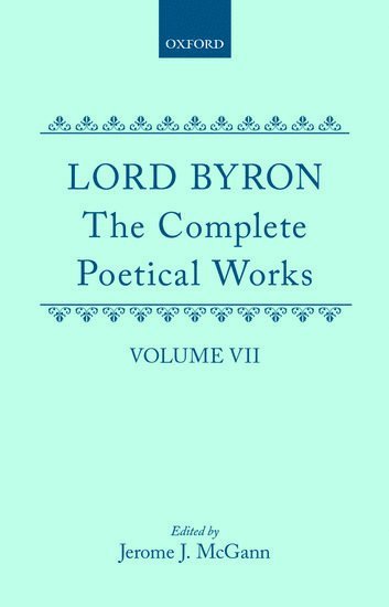 The Complete Poetical Works: Volume 7 1