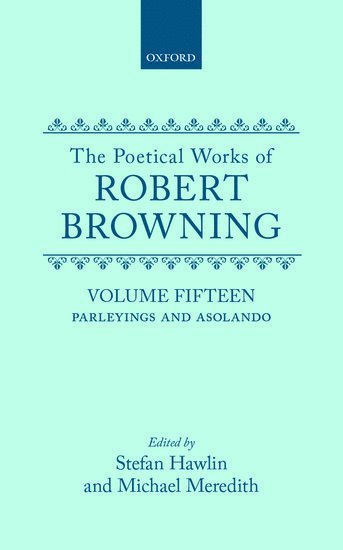 The Poetical Works of Robert Browning 1