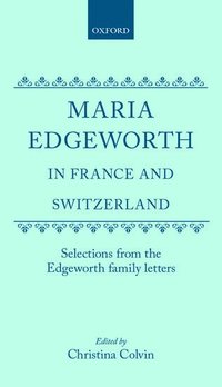 bokomslag Maria Edgeworth in France and Switzerland