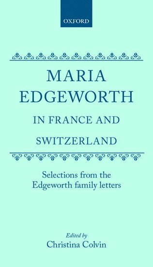 bokomslag Maria Edgeworth in France and Switzerland