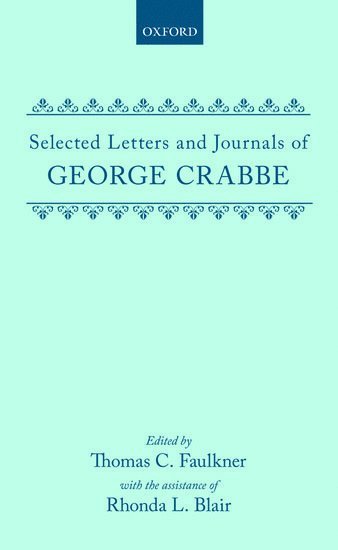 Selected Letters and Journals of George Crabbe 1